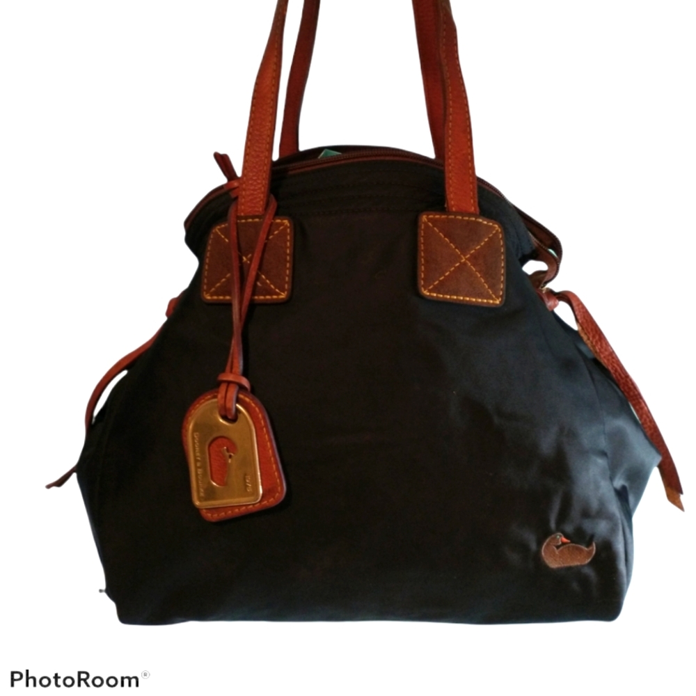 Dooney & Bourke Nylon Leather Black Bag
